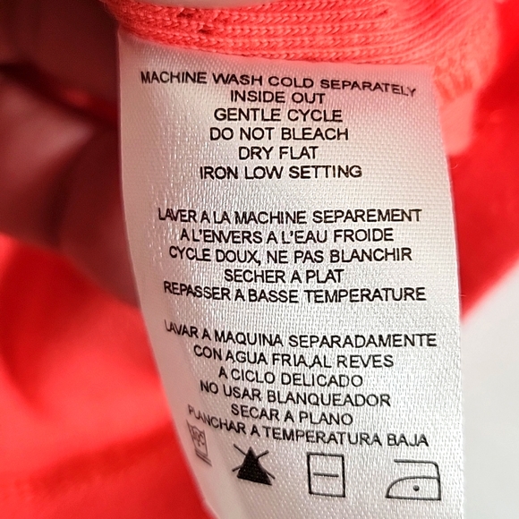 FDJ Womens Choral V-Neck with Lace Feature 3/4 Sleeve  Tee  Size M - Picture 4 of 9